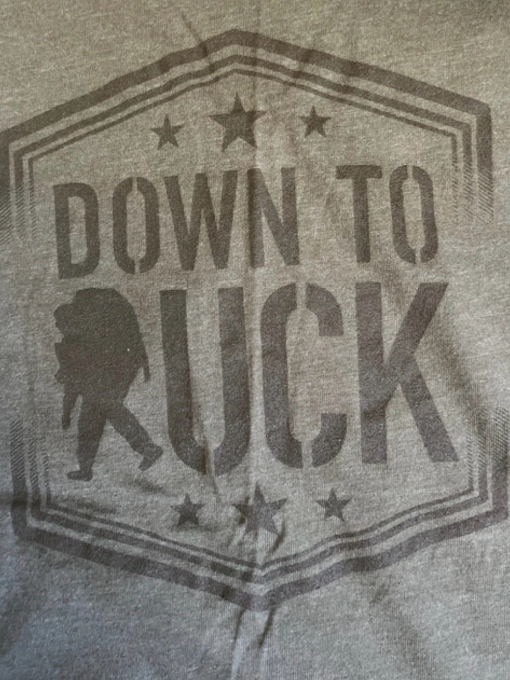 Grunt Style Gray 'Down To Luck' Short Sleeve Tee